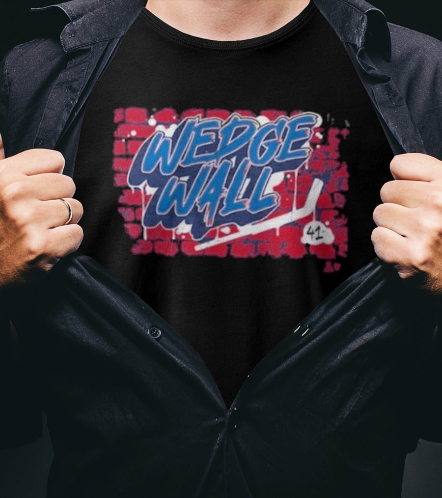 Wedge Wall 41 Scott Wedgewood Hockey Fan Gear T-Shirt