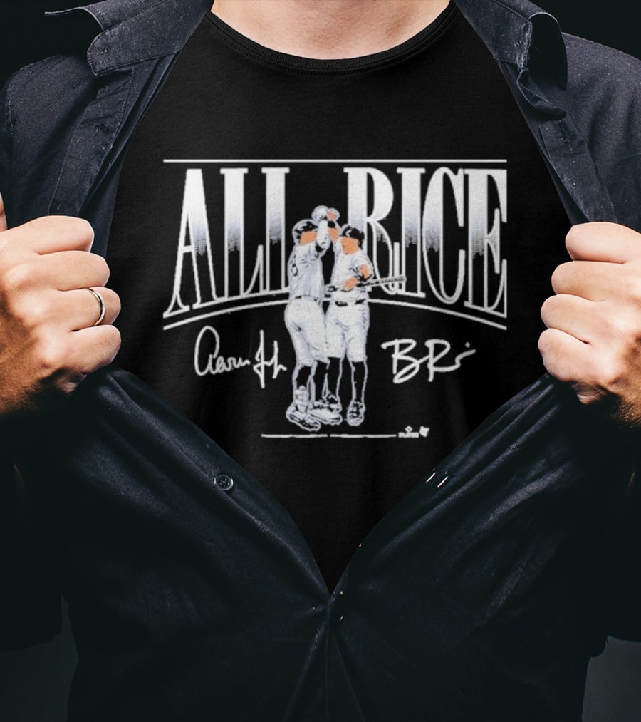 ALL RICE Aaron Judge Ben Rice Celebration T-Shirt