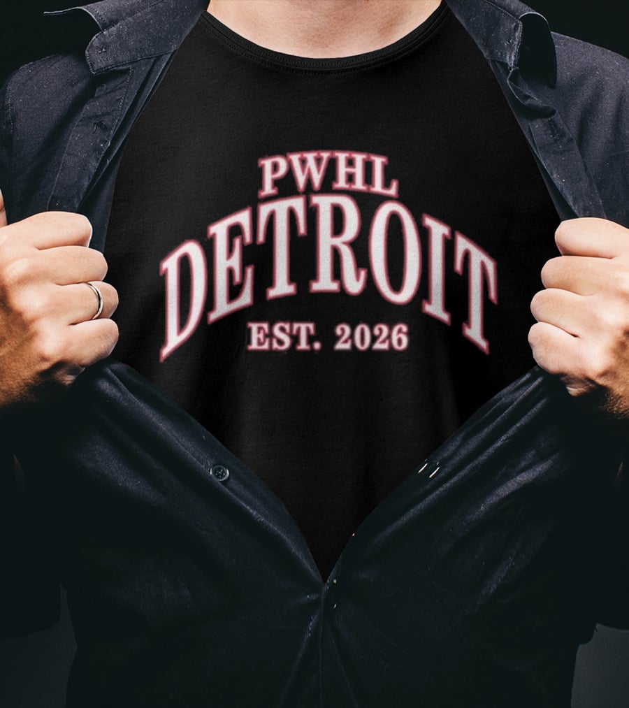 Adult PWHL Detroit EST 2026 Sportiqe Biltmore T-Shirt