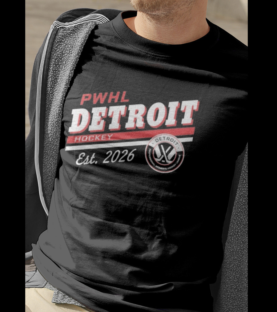 PWHL Detroit Hockey Est. 2026 Sportiqe Duke T-Shirt
