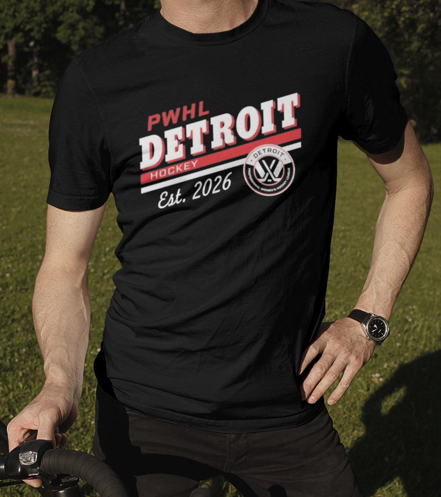 PWHL Detroit Hockey Est. 2026 Sportiqe Duke T-Shirt
