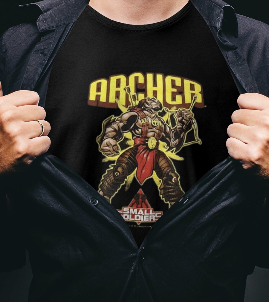 Archer Action Figure Featuring Small Soldiers Movie T-Shirt