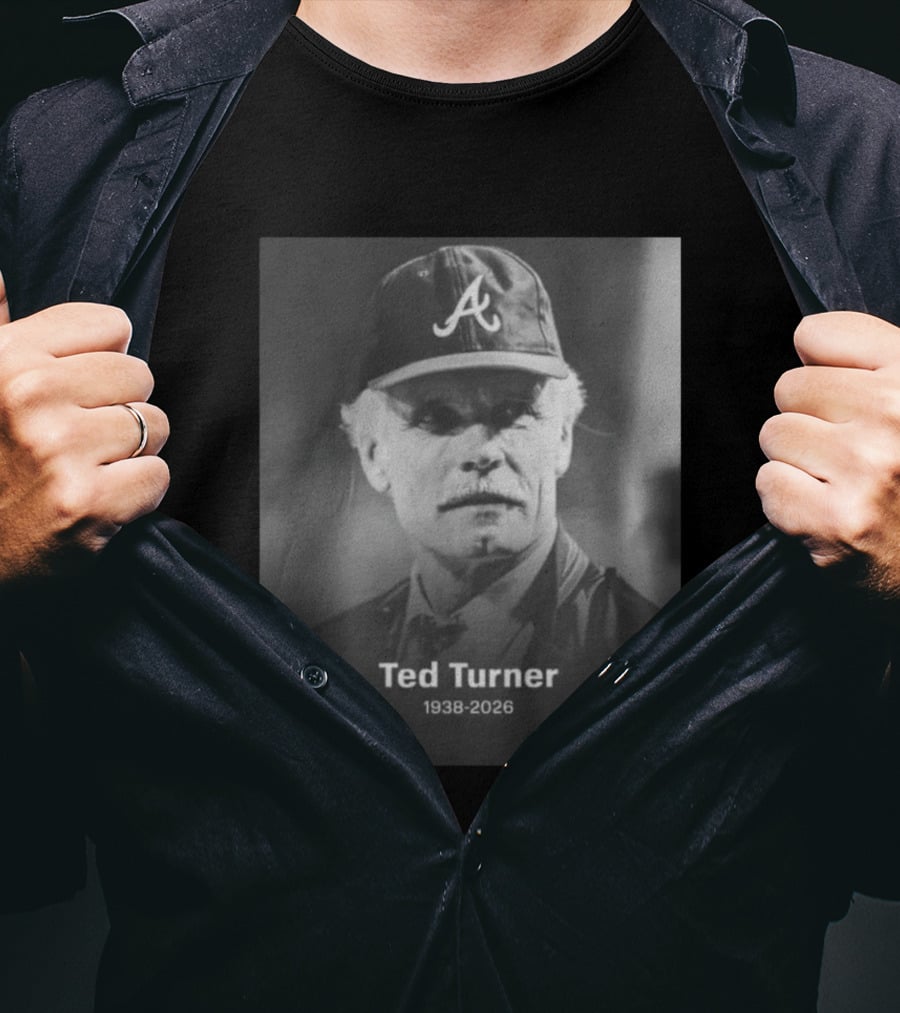 Atlanta Braves Ted Turner 1938 2026 T-Shirt