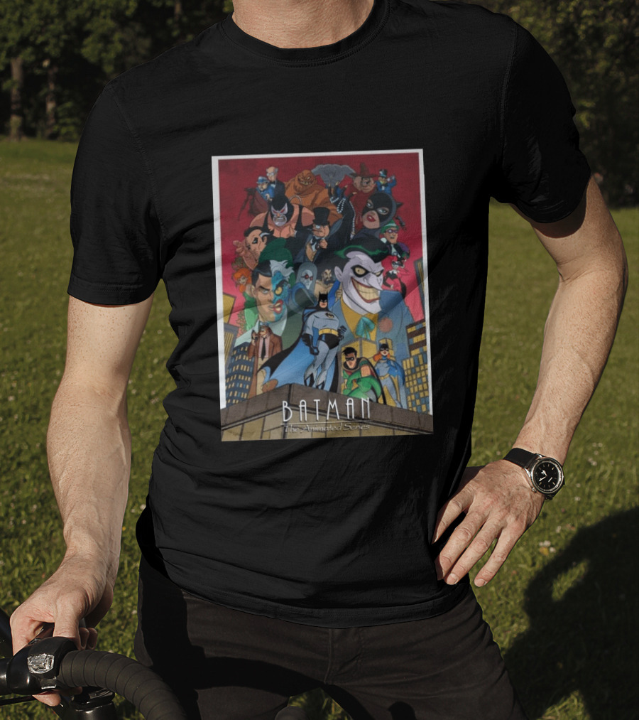 Batman The Animated Series 1992 Cast Villains Gotham City T-Shirt