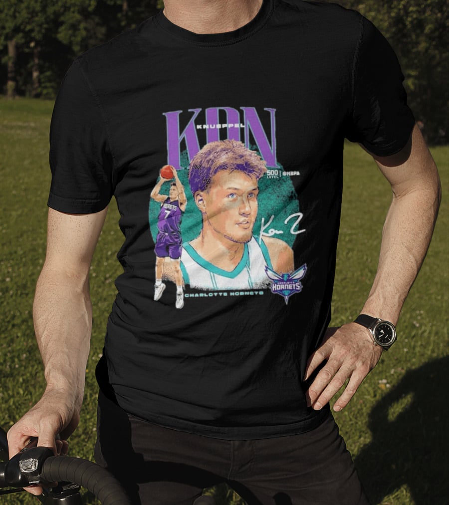 Kon Knueppel Charlotte Hornets Dual Player 500 Level NBA T-Shirt
