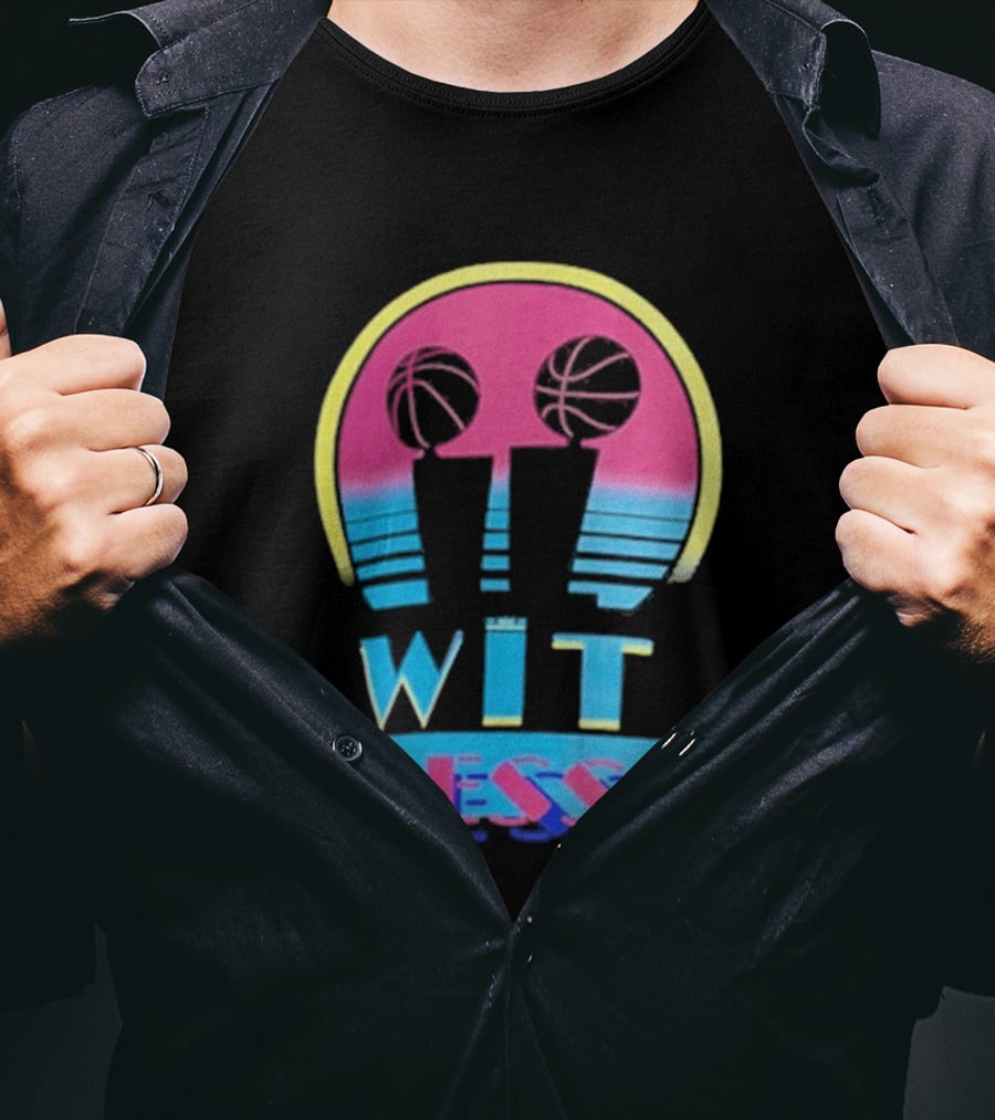 LeBron James Miami Twice Max90 Wit Ness Basketball T-Shirt