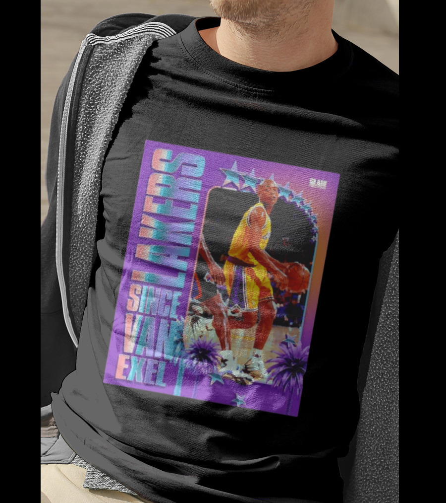 Lakers Since Van Exel SLAM Magazine Retro Basketball Legends T-Shirt