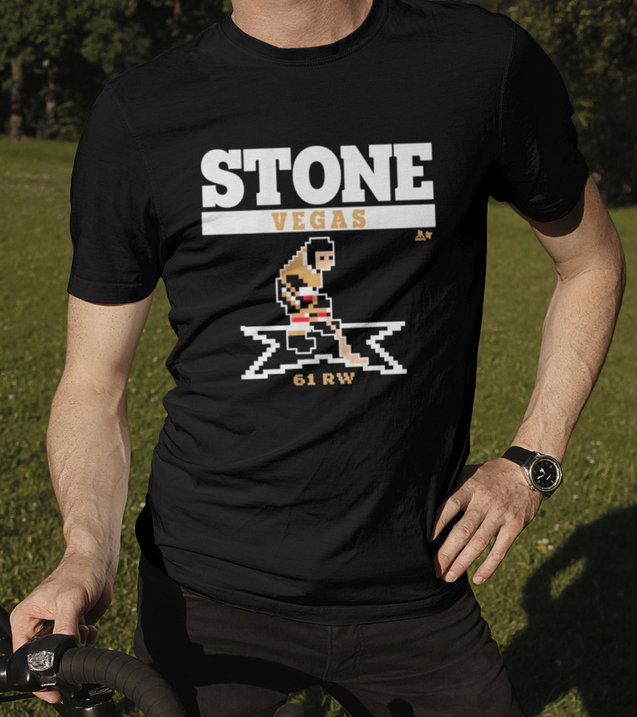 Stone Vegas Hockey 61 RW Pixel T-Shirt