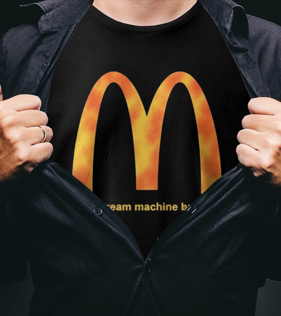 McDonald's Ice Cream Machine Broken Arches Yellow T-Shirt
