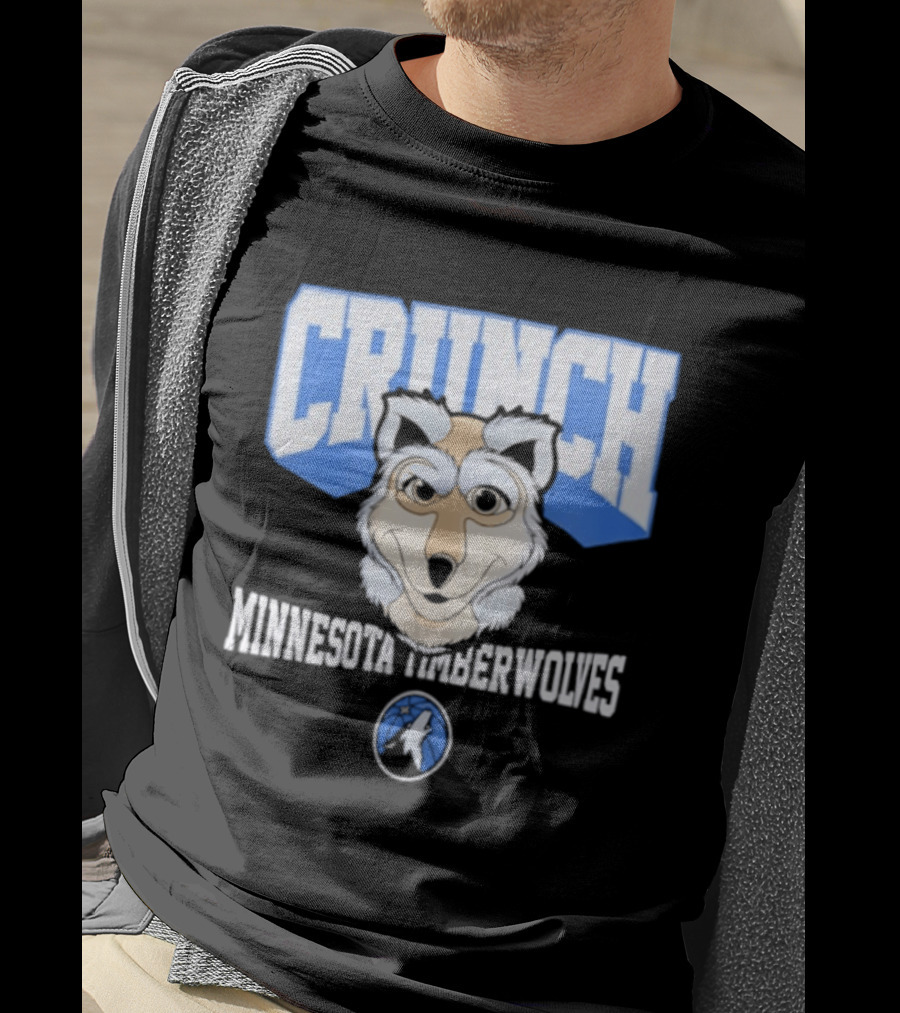 Minnesota Timberwolves Crunch The Wolf T-Shirt