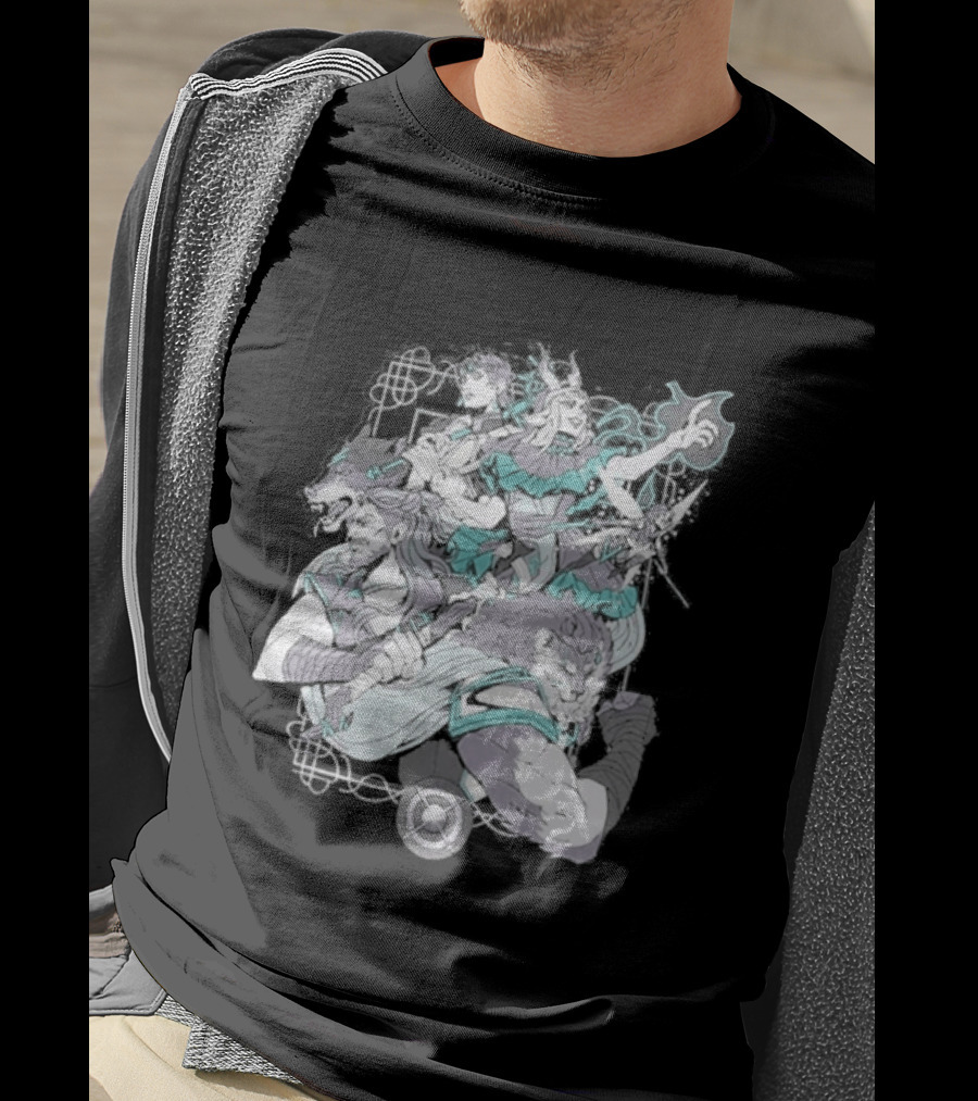 Critical Role Heroes Araman Soldiers Legendary Fantasy Characters T-Shirt