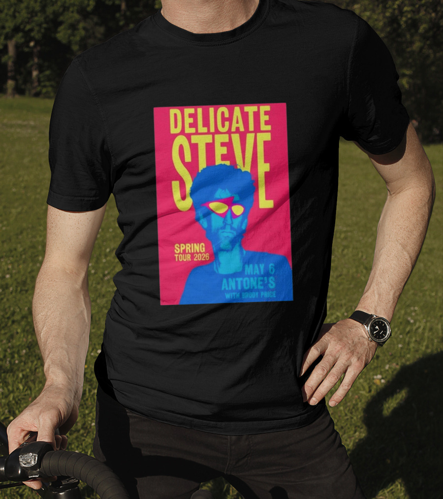 Delicate Steve Spring Tour 2026 May 6 Antone's With Brody Price T-Shirt
