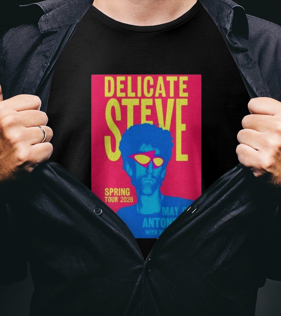Delicate Steve Spring Tour 2026 May 6 Antone's With Brody Price T-Shirt