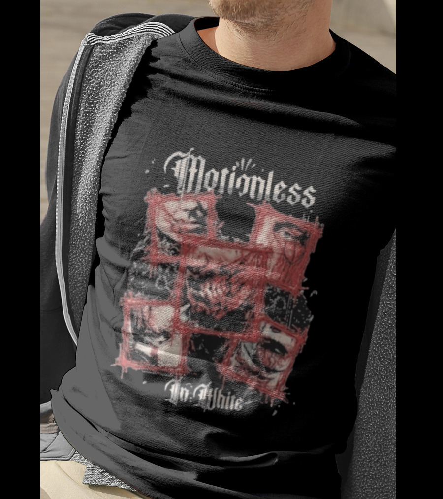 Motionless In White Torn By Time Collage T-Shirt