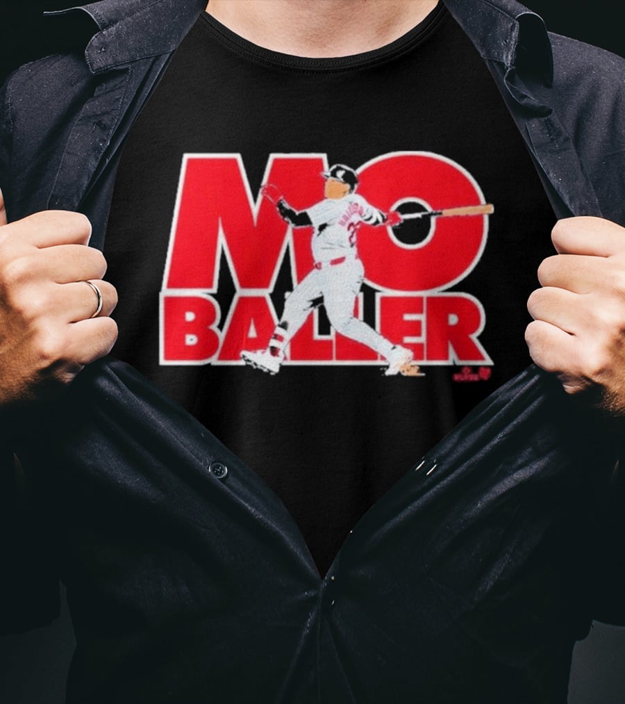 Moises Ballesteros Mo Baller Baseball Athlete Action T-Shirt