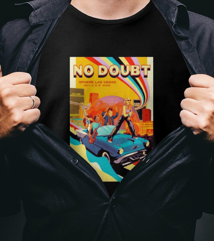 No Doubt Sphere Las Vegas May 6 9 2026 Vintage Road Trip Concert T-Shirt