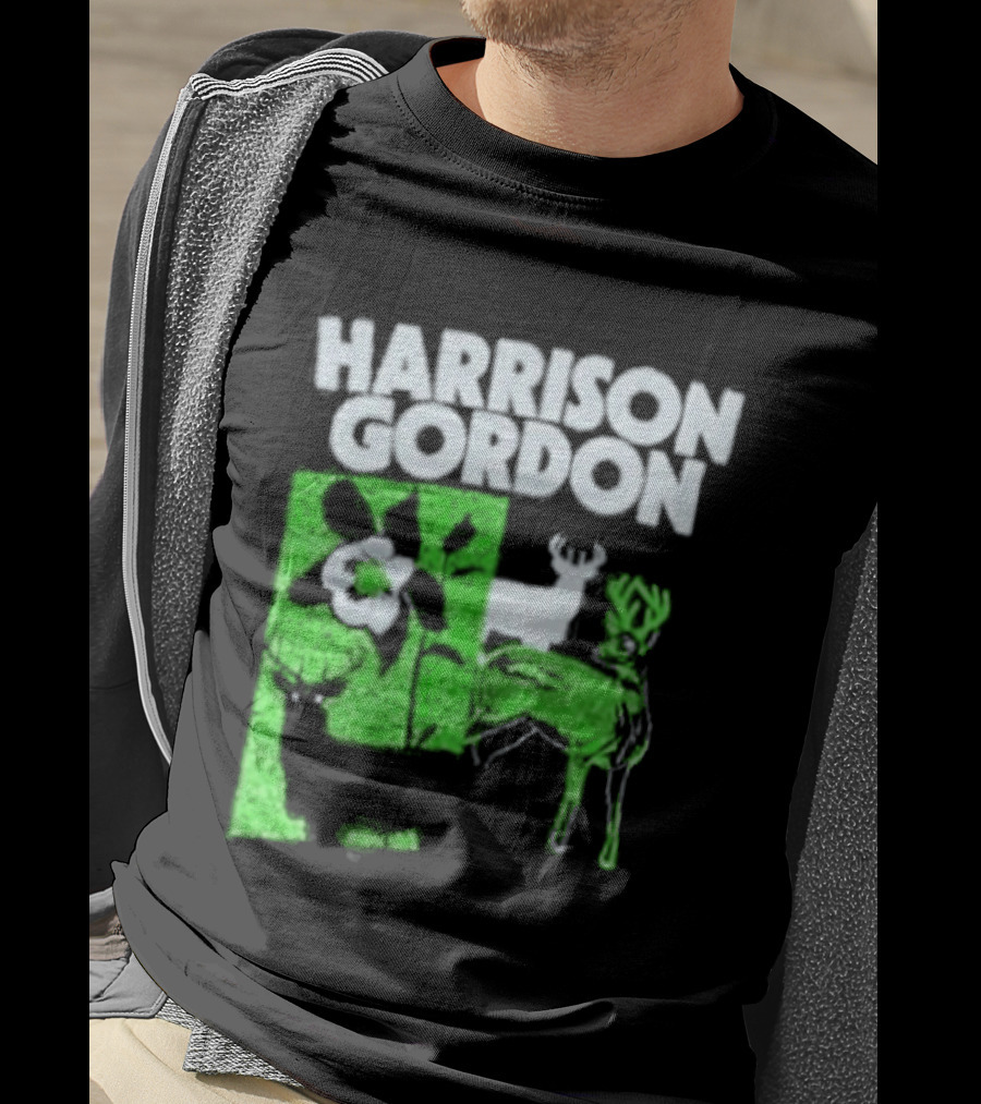 Harrison Gordon Tour Nature Wildlife Deer Flower T-Shirt