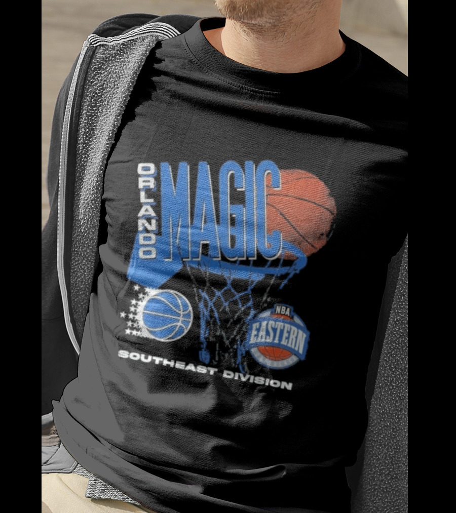 Orlando Magic 90s Hardwood Classics Southeast Division NBA Eastern Conference Basketball T-Shirt