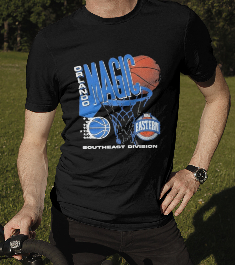 Orlando Magic 90s Hardwood Classics Southeast Division NBA Eastern Conference Basketball T-Shirt