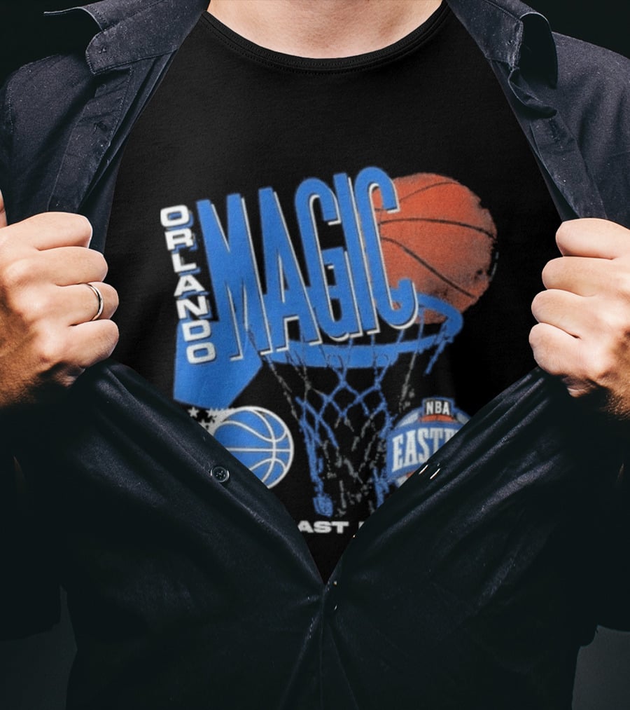 Orlando Magic 90s Hardwood Classics Southeast Division NBA Eastern Conference Basketball T-Shirt