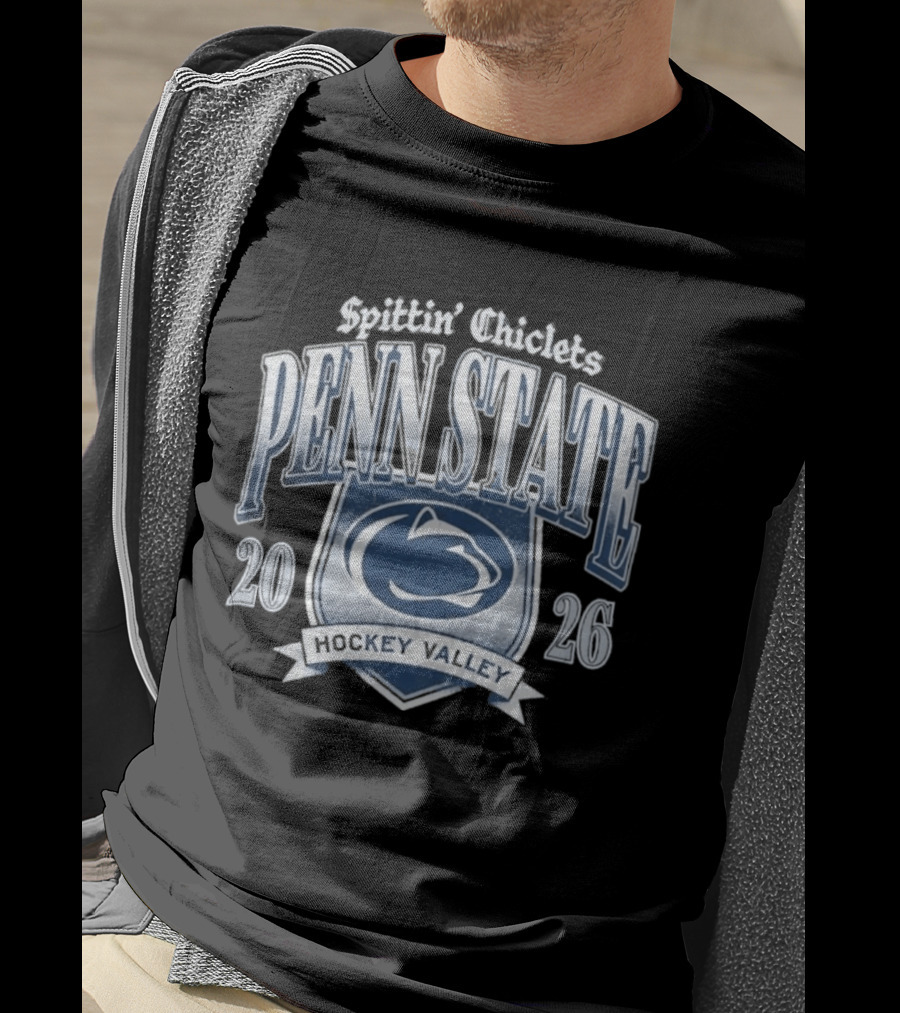 Penn State Spittin Chiclets Hockey 2026 T-Shirt