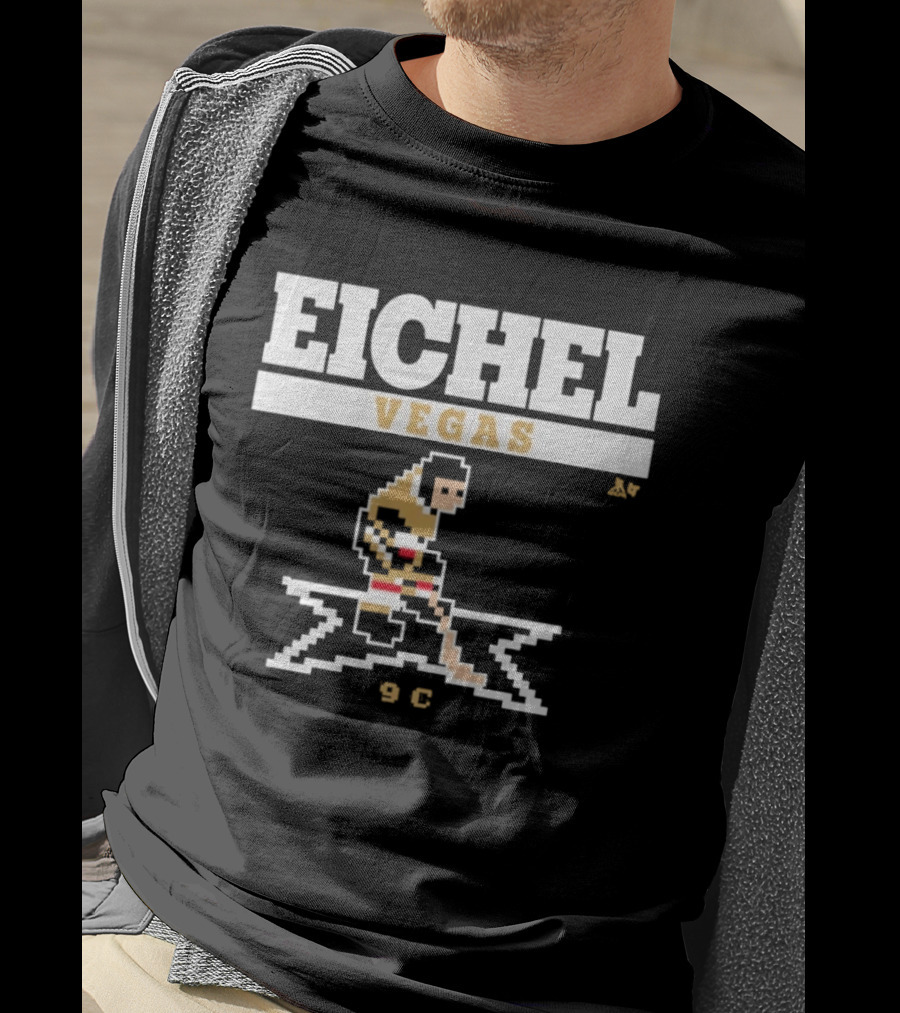 Eichel Vegas Pixel Art Hockey 9 T-Shirt