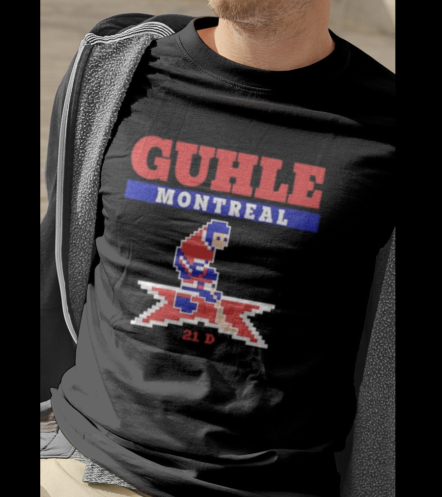 Guhle Montreal Canadiens Pixel Art 21 D Hockey T-Shirt