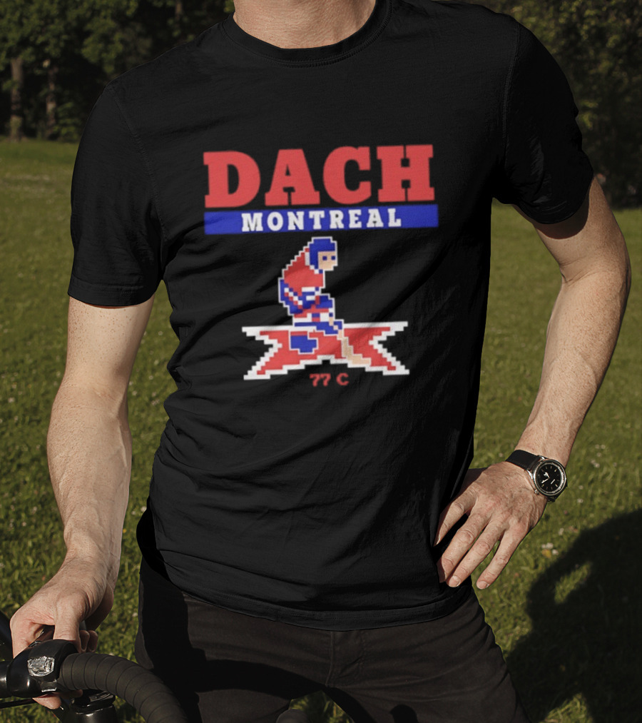 Kirby Dach Montreal 77 C Hockey Canadiens Iconic Athlete T-Shirt