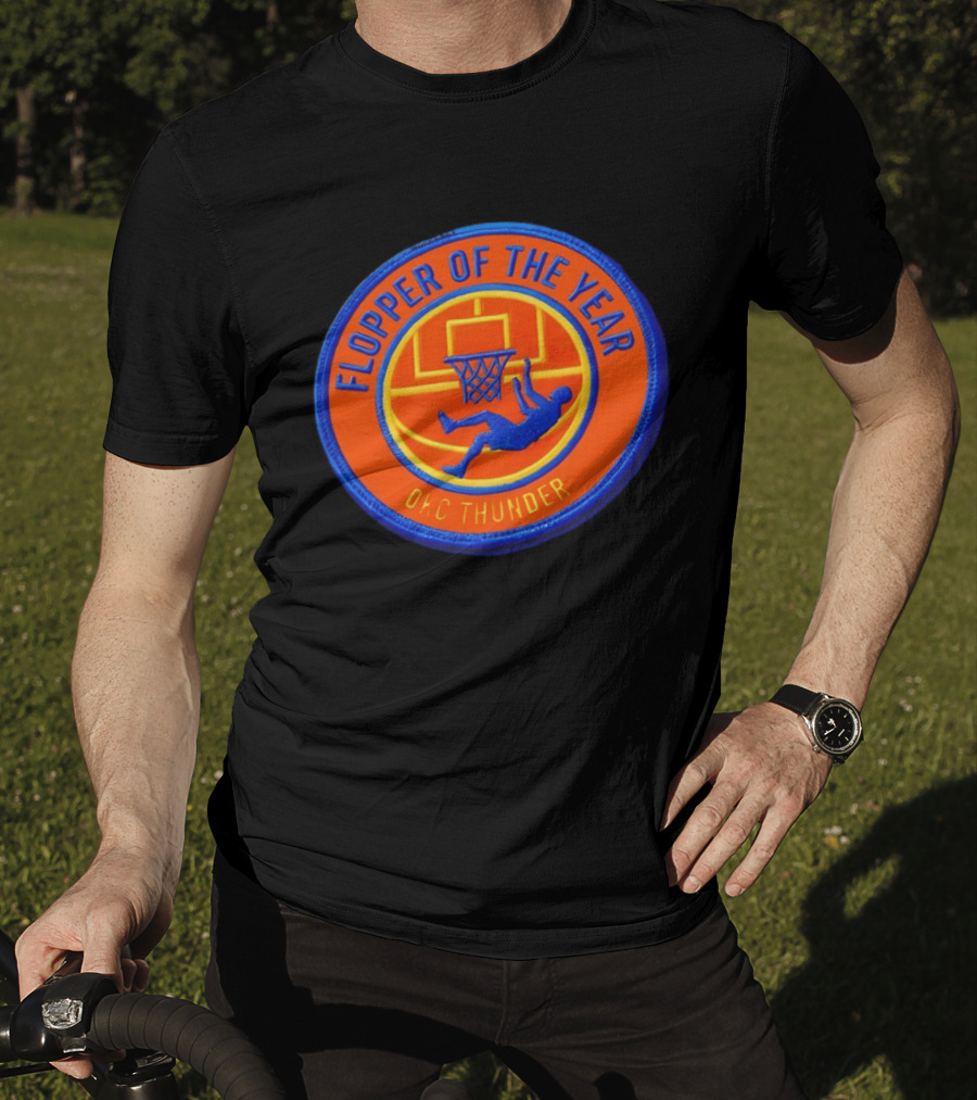 Flopper Of The Year OKC Thunder Basketball Humor SGA Moment T-Shirt