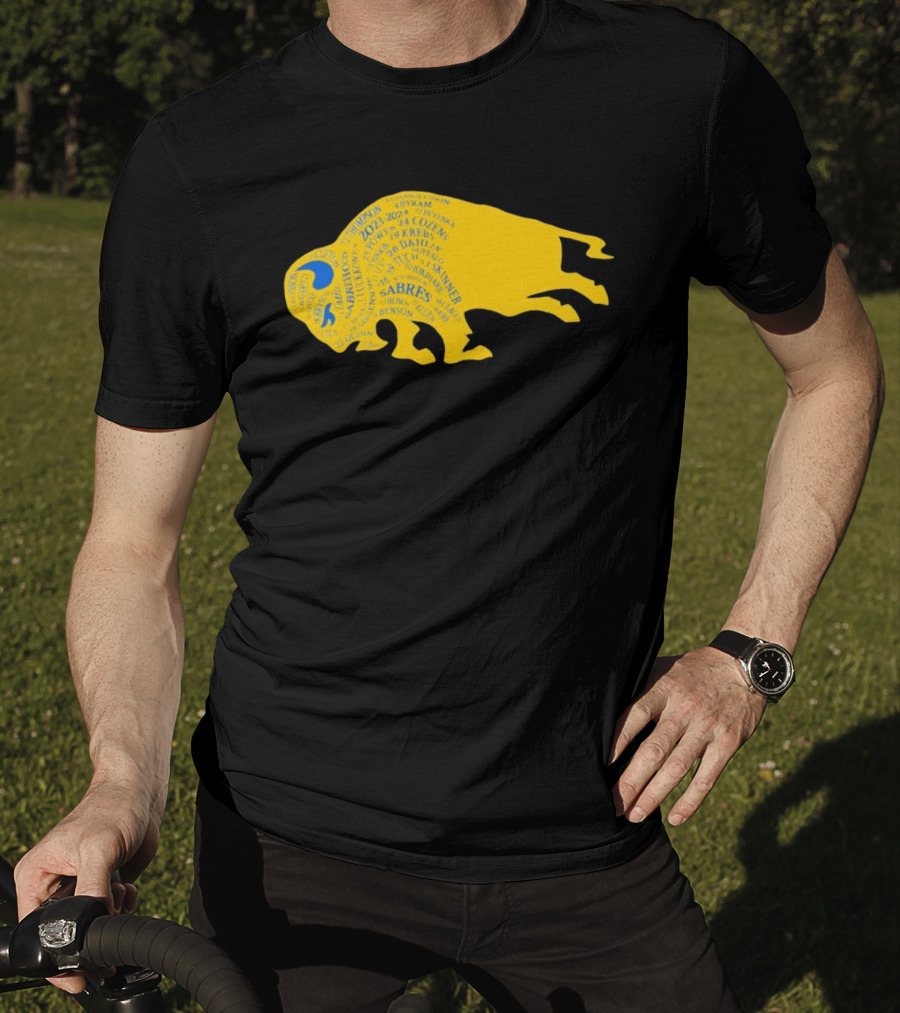 Buffalo Sabres Tage Thompson Rasmus Dahlin Alex Tuch Hockey 2023 Team Players T-Shirt