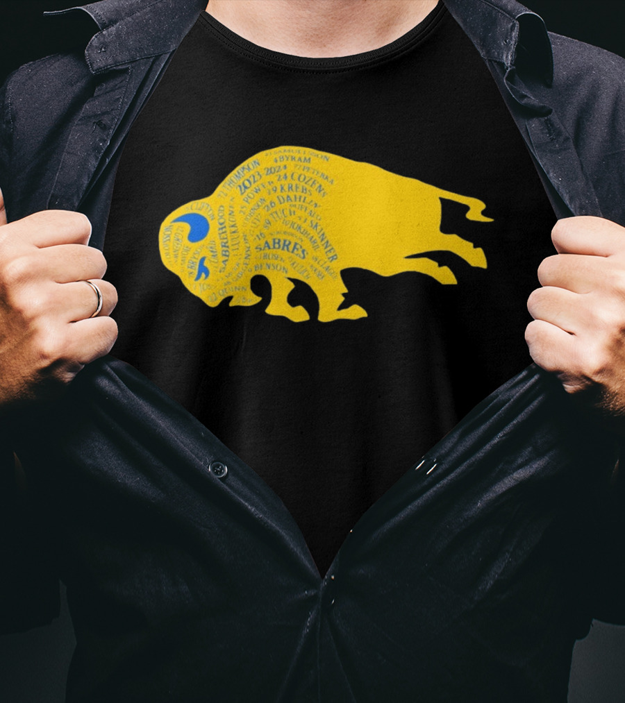Buffalo Sabres Tage Thompson Rasmus Dahlin Alex Tuch Hockey 2023 Team Players T-Shirt