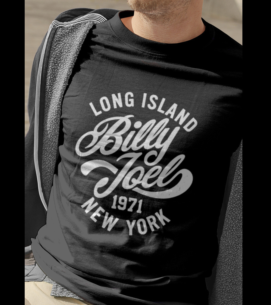 Billy Joel Long Island 1971 New York Hughie Campbell The Boys Jack Quaid T-Shirt