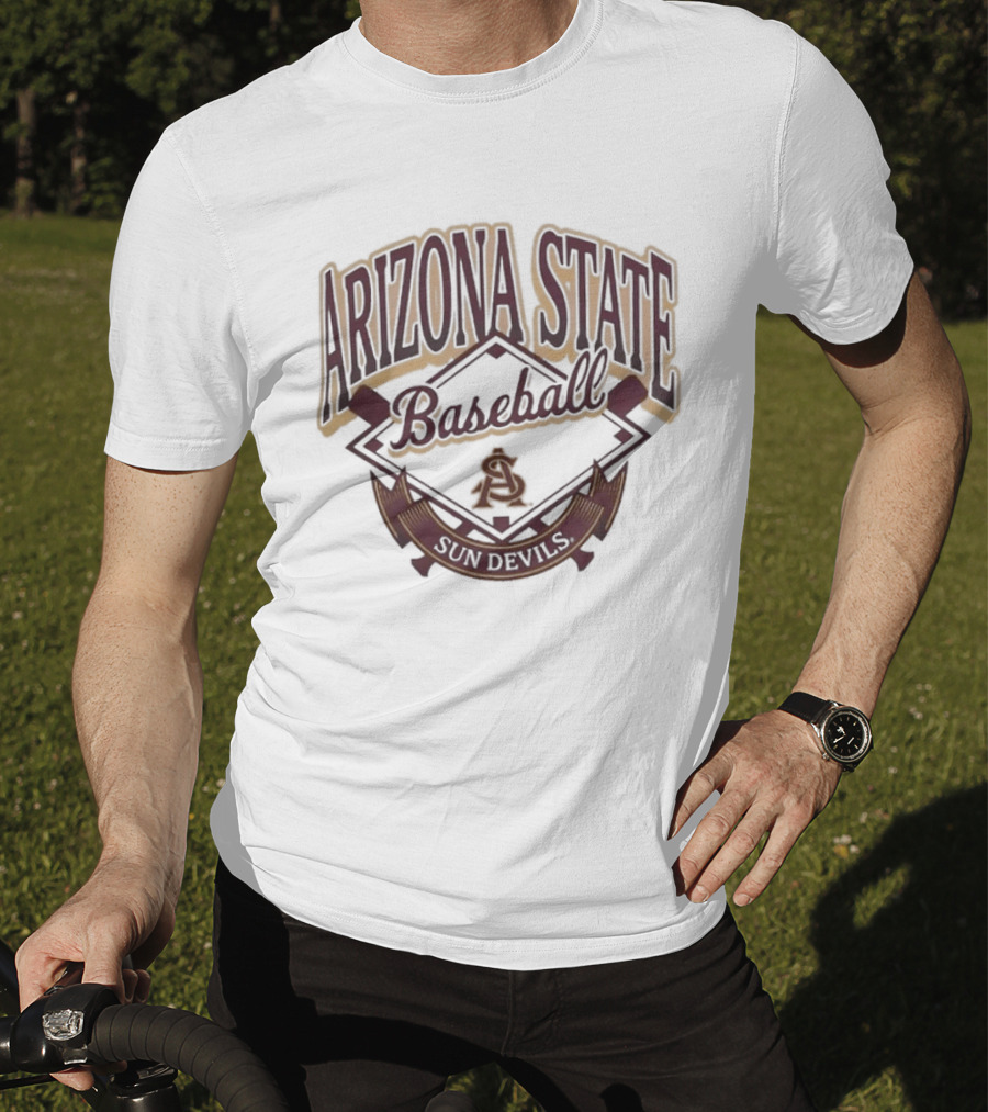 Arizona State Sun Devils Baseball 2026 White T-Shirt