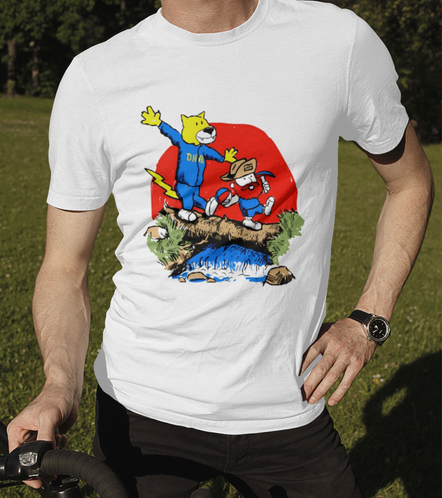 Buffalo Bills Football Cartoon Characters With DNR Sports T-Shirt