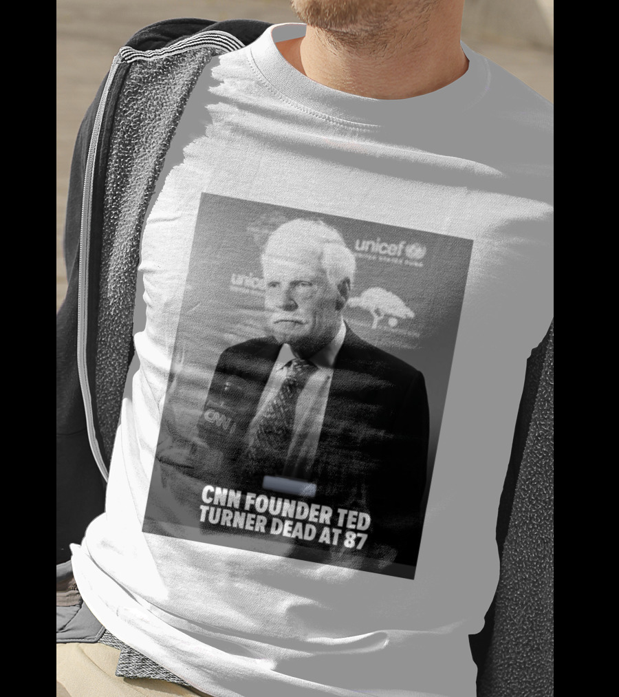 CNN Founder Ted Turner Dead At 87 UNICEF Interview T-Shirt