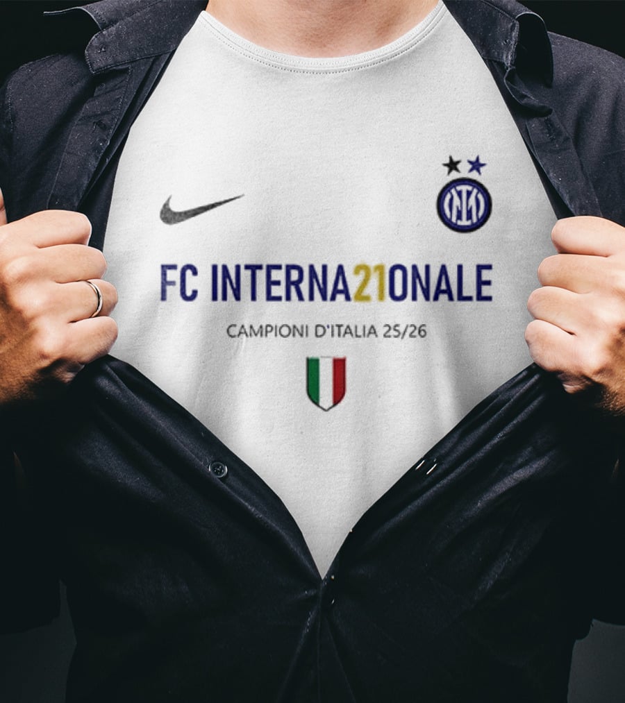 FC Internazionale Campioni D'Italia 25/26 Snake T-Shirt