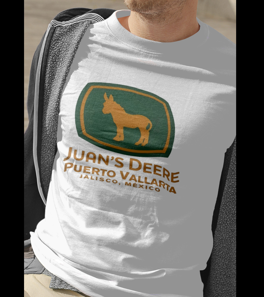 Juan's Deere Puerto Vallarta Jalisco Mexico Donkey T-Shirt