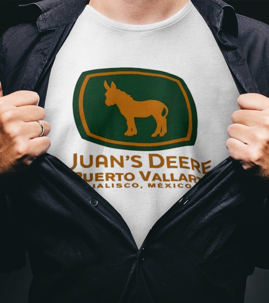 Juan's Deere Puerto Vallarta Jalisco Mexico Donkey T-Shirt