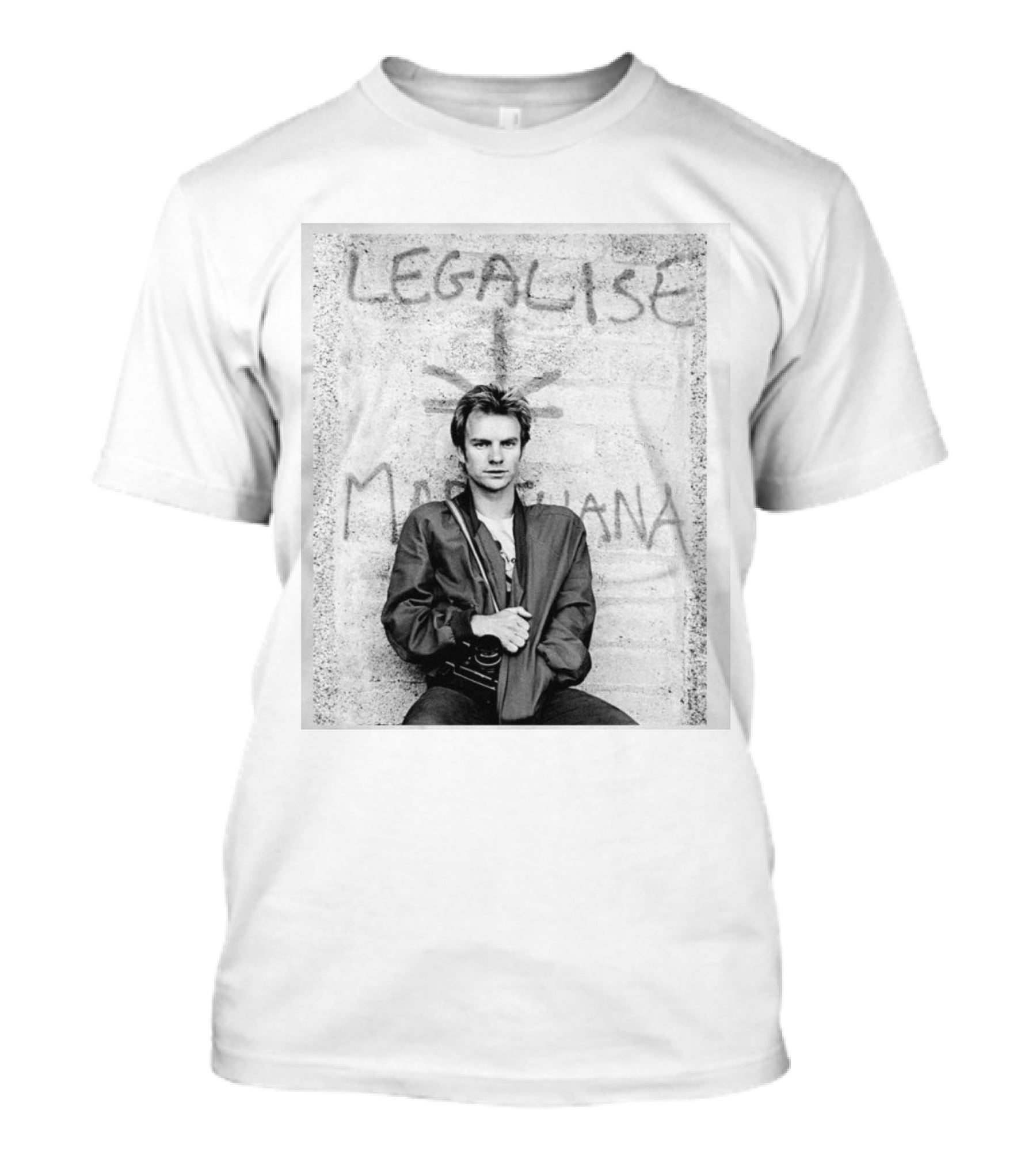 Sting 1980 Tour The Police Ireland Stone Wall T-Shirt