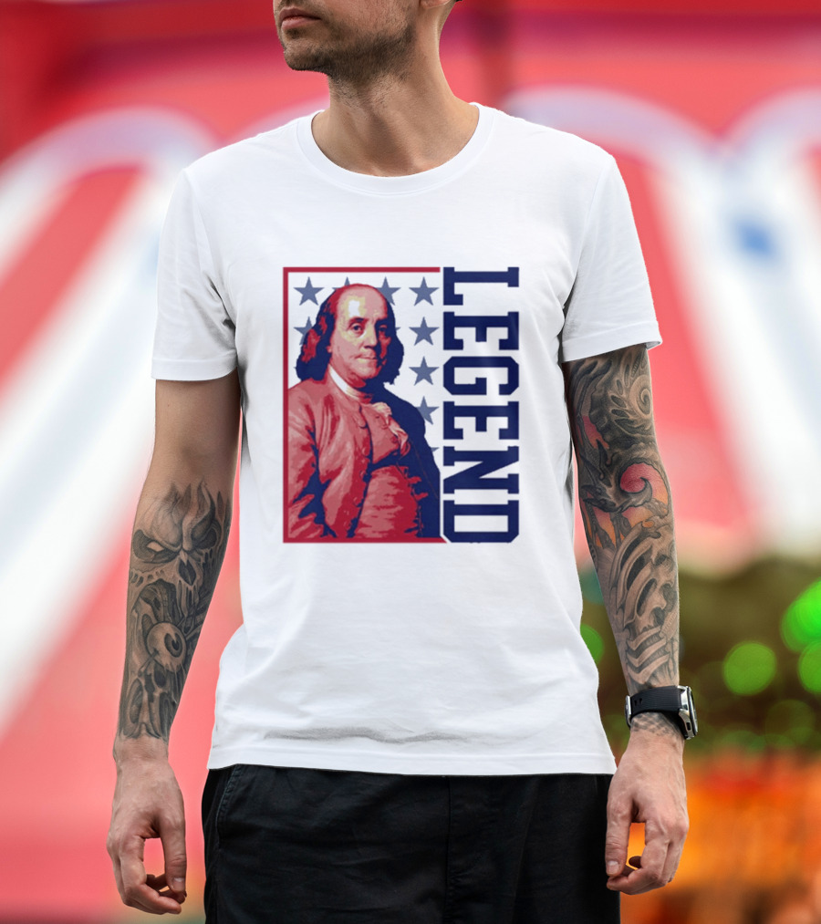 Legend Benjamin Franklin Stars T-Shirt