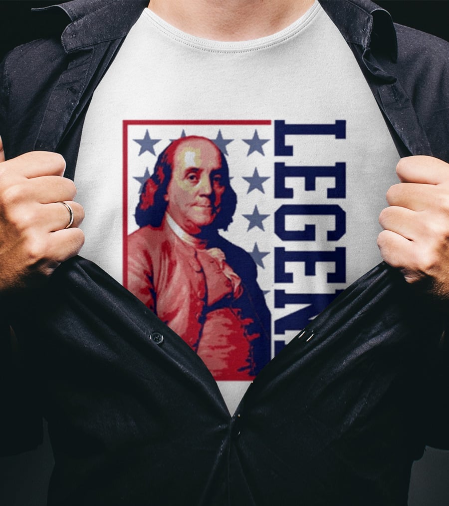 Legend Benjamin Franklin Stars T-Shirt