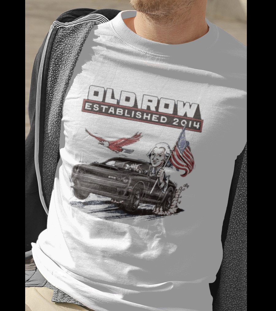Old Row Established 2010 American Flag And Bald Eagle Patriotic T-Shirt
