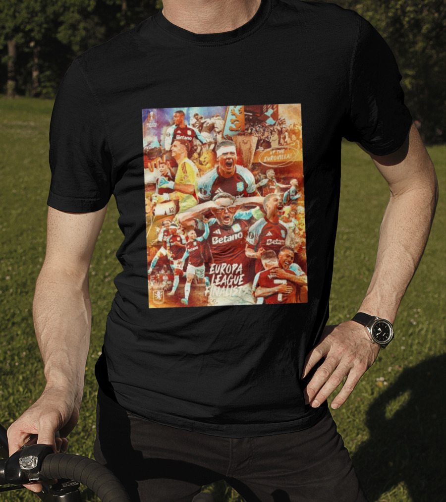 Aston Villa FC Europa League UTV Eurovilla Celebration T-Shirt