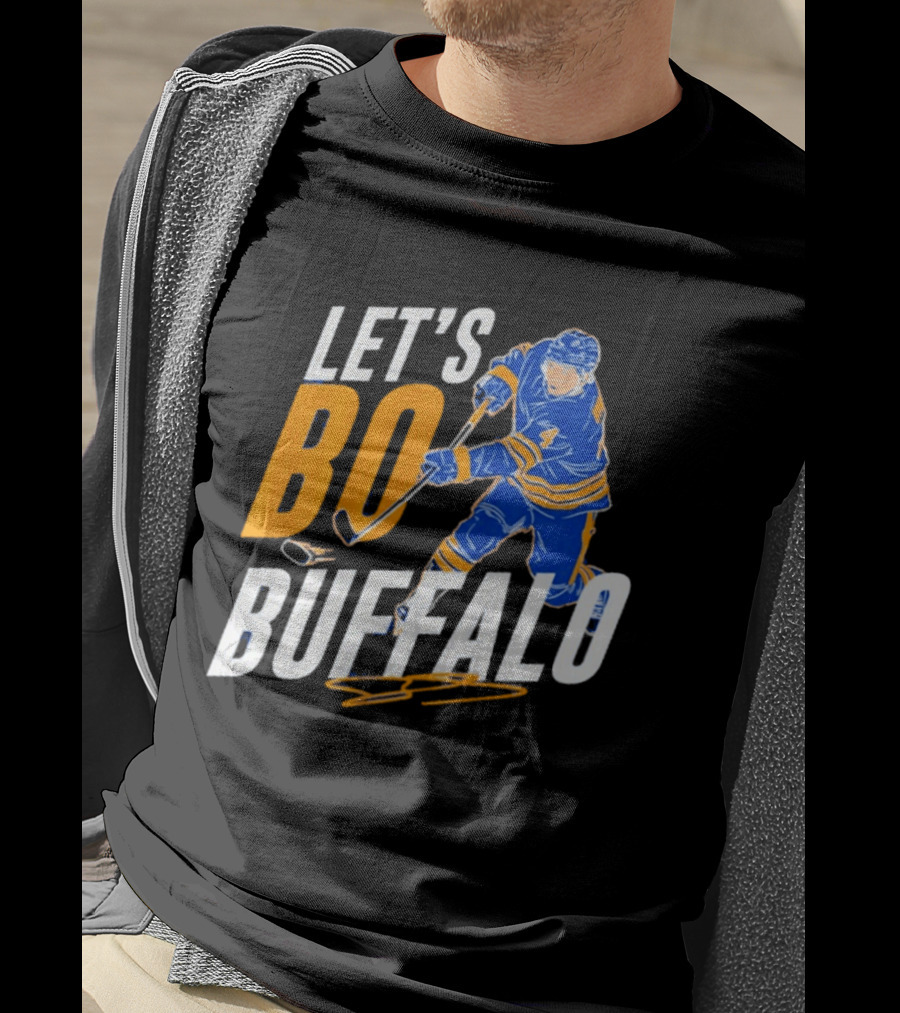 Let's Bo Buffalo Hockey Bowen Byram Buffalo Sabres T-Shirt
