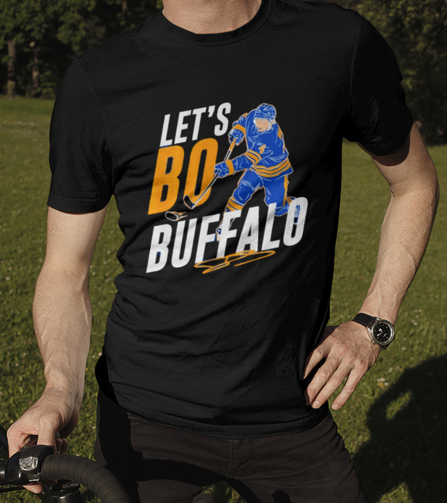Let's Bo Buffalo Hockey Bowen Byram Buffalo Sabres T-Shirt