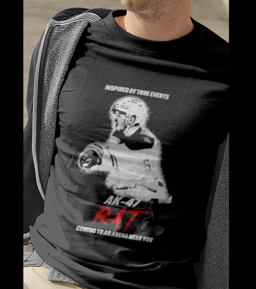 By True Events AK 47 Rat Coming To An Arena Near You Zach Benson T-Shirt