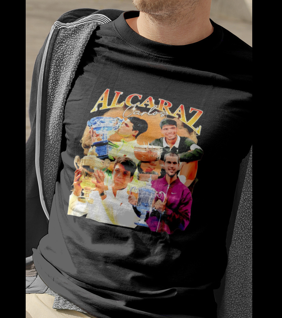 Carlos Alcaraz Tennis Trophies Champion Highlights T-Shirt
