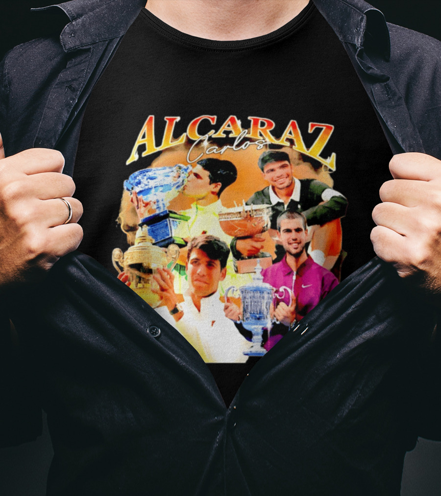 Carlos Alcaraz Tennis Trophies Champion Highlights T-Shirt
