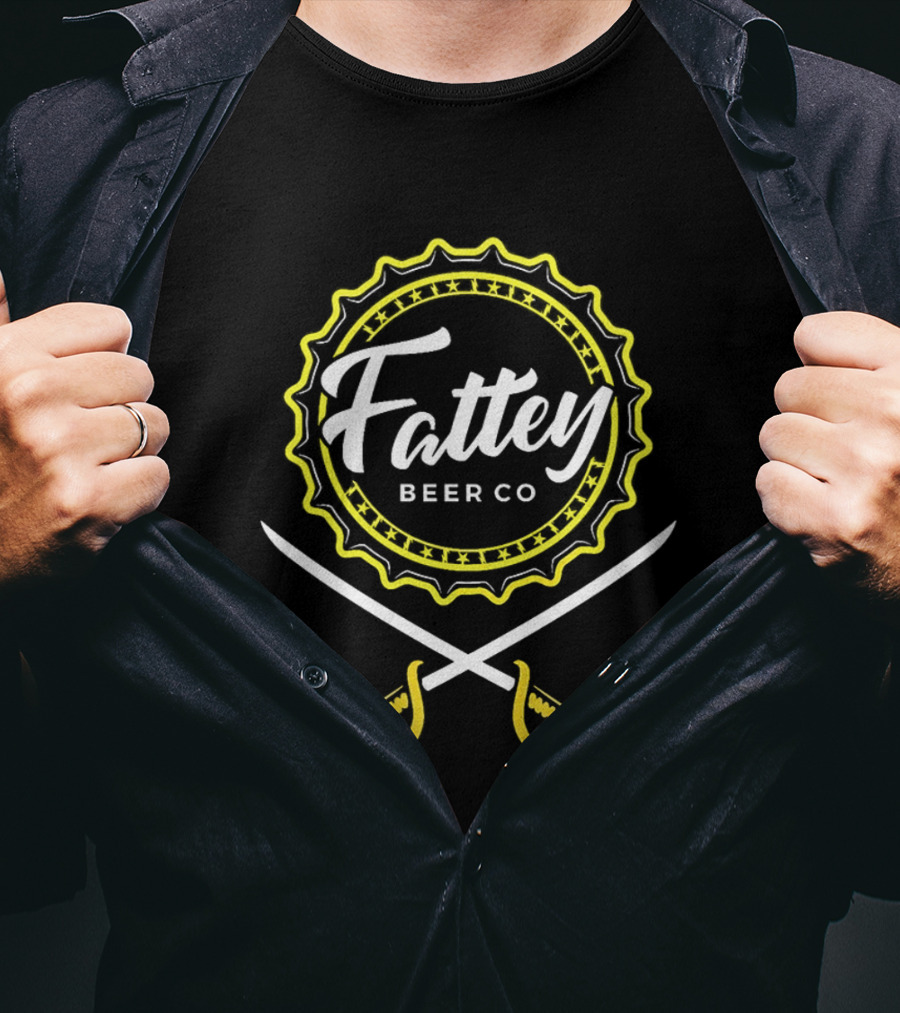 Fattey Beer Co Buffalo Sabres Crossed Swords T-Shirt