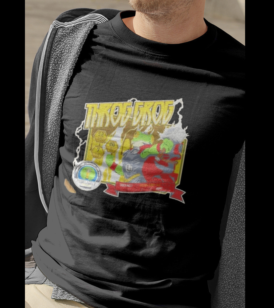 Throg Grog Puddle Gulp Superhero Frog Lightning Hammer Comic T-Shirt